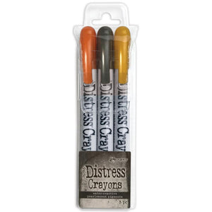 Tim Holtz distress Halloween pearl crayons set #1 - 3 pack