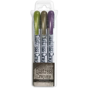 Tim Holtz distress Halloween pearl crayons set #2 - 3 pack