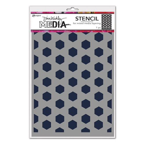 Dina Wakley Stencil - Fence